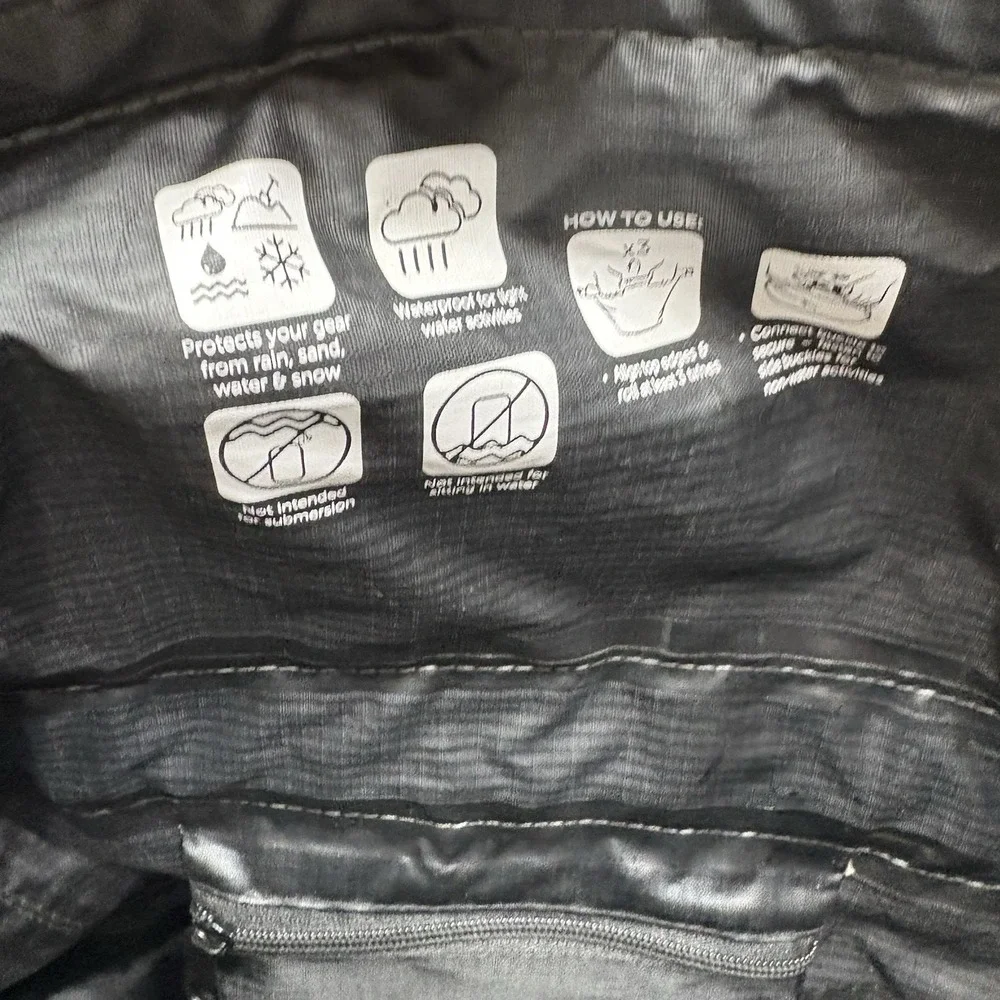 Geckobrands Backpack Bag Lightweight 30 L Waterproof Black Gray